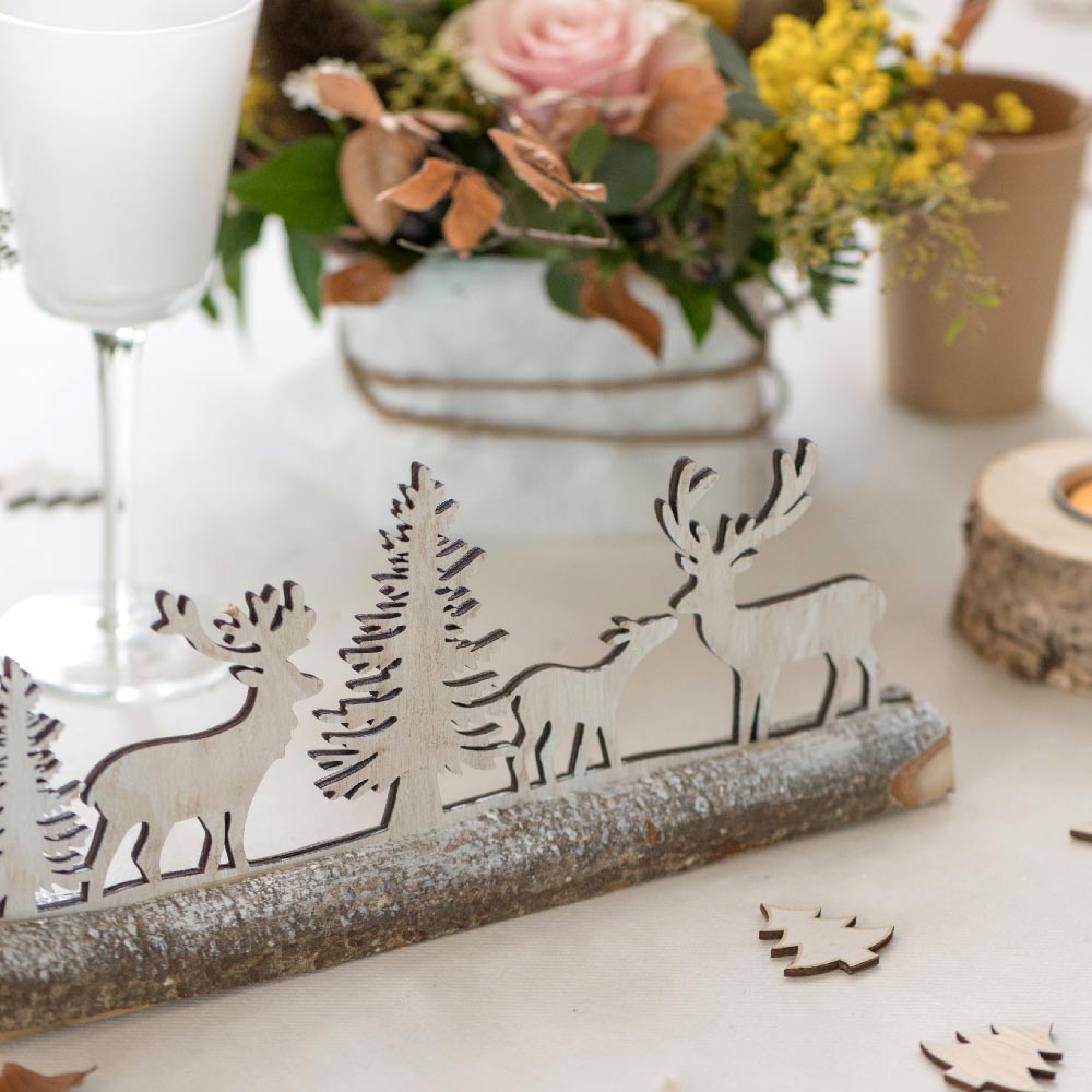 Click to view product details and reviews for Winter Forest Wooden Decoration.