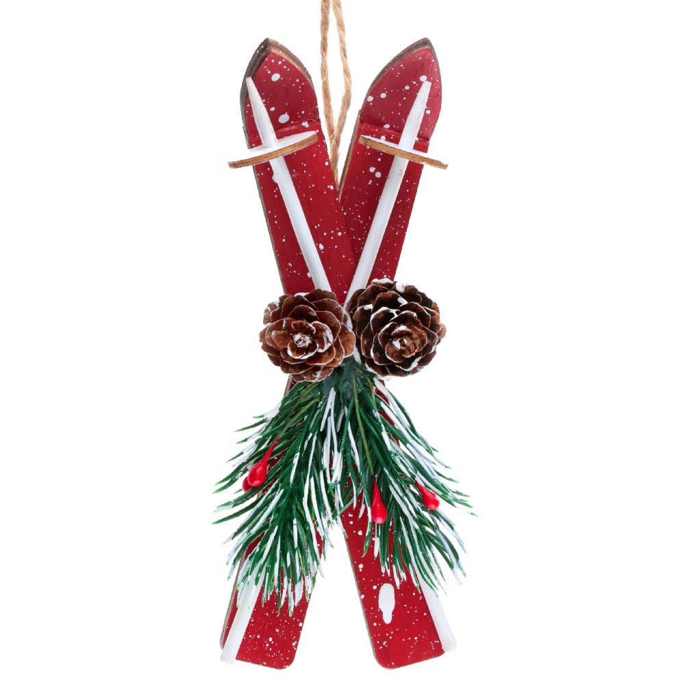 Click to view product details and reviews for Skis Hanging Decoration.