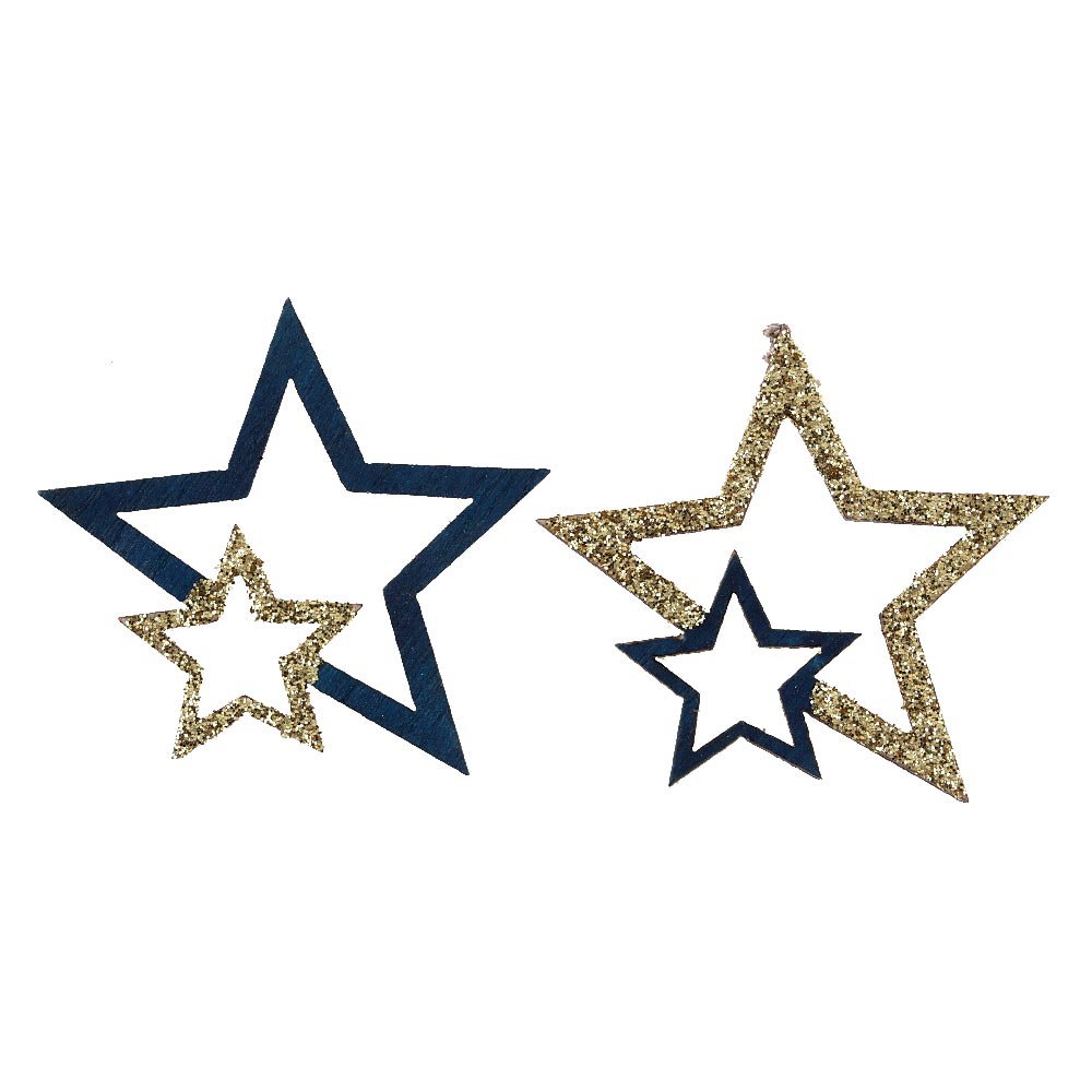 Glitter Stars Navy