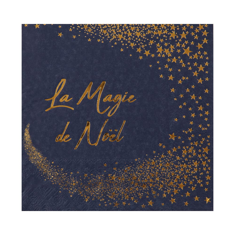 Click to view product details and reviews for La Magie De Noël Paper Party Napkins X20.