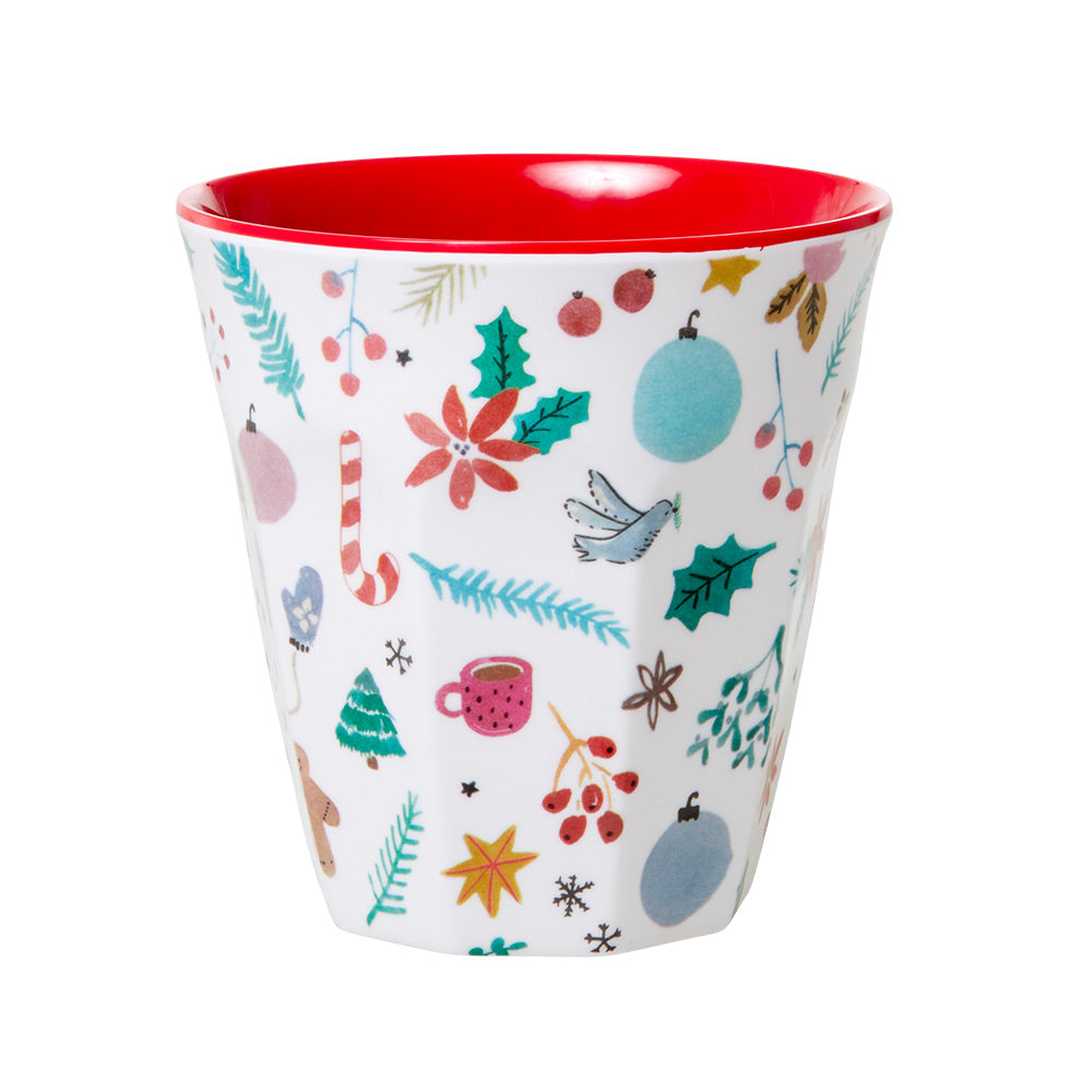 Christmas Print Melamine Cup