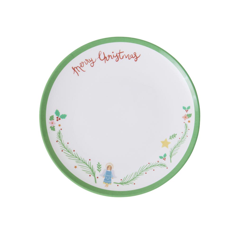 Click to view product details and reviews for Christmas Angel Melamine Plate.