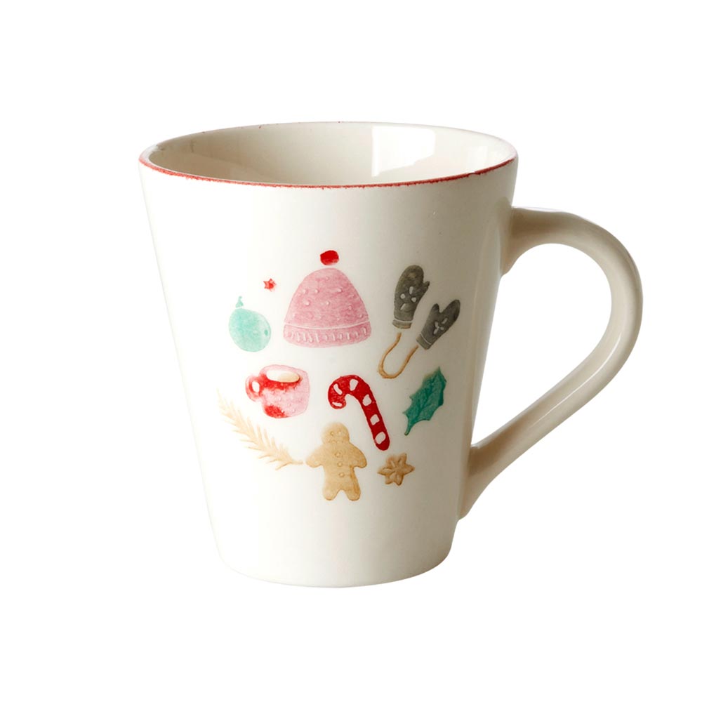 Click to view product details and reviews for Christmas Print Ceramic Mug.