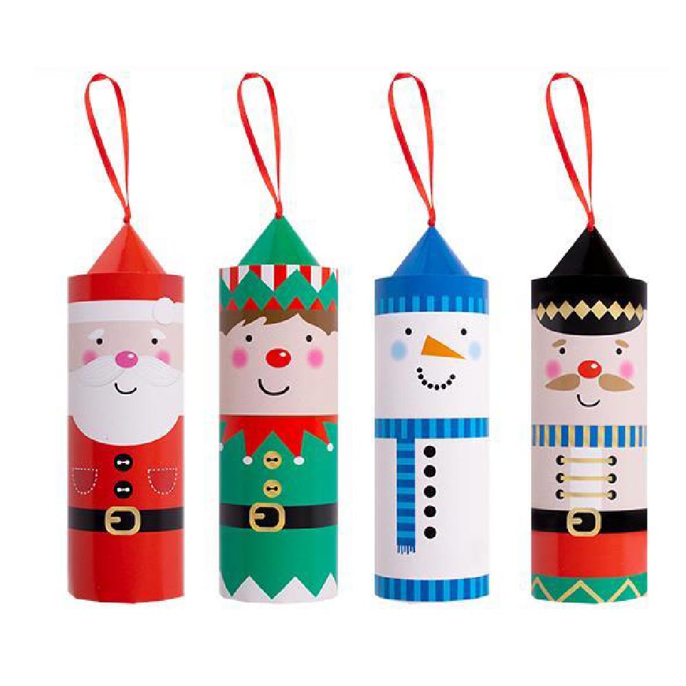 Click to view product details and reviews for Pull Pop Santa Friends Crackers X4.