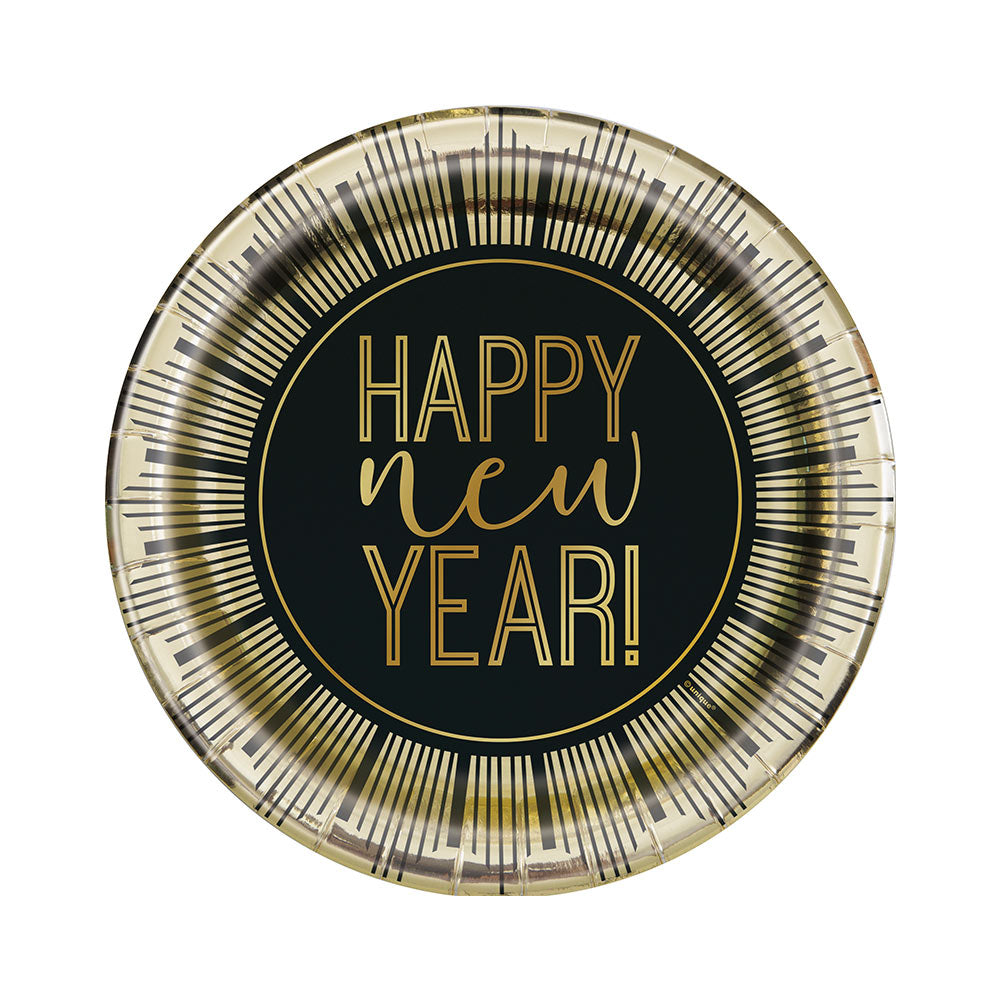 Click to view product details and reviews for Roaring New Years Small Paper Party Plates X8.