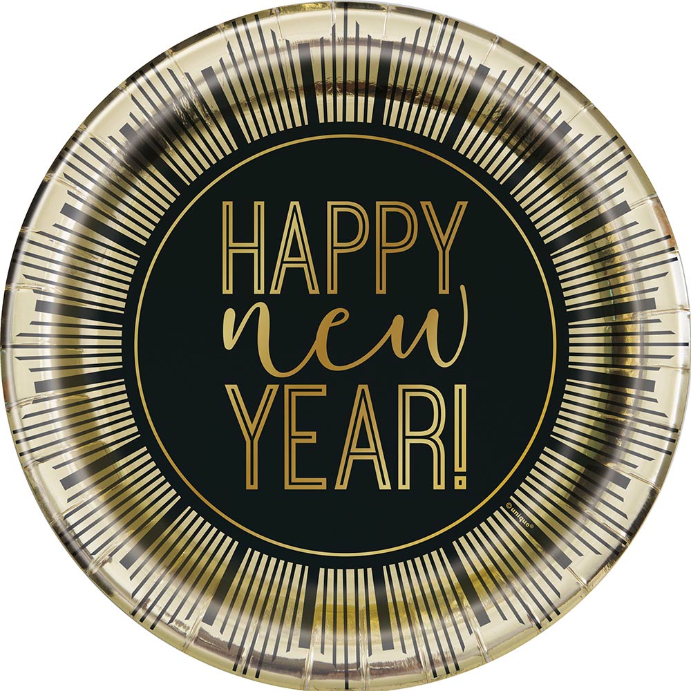 Click to view product details and reviews for Roaring New Years Large Paper Party Plates X8.