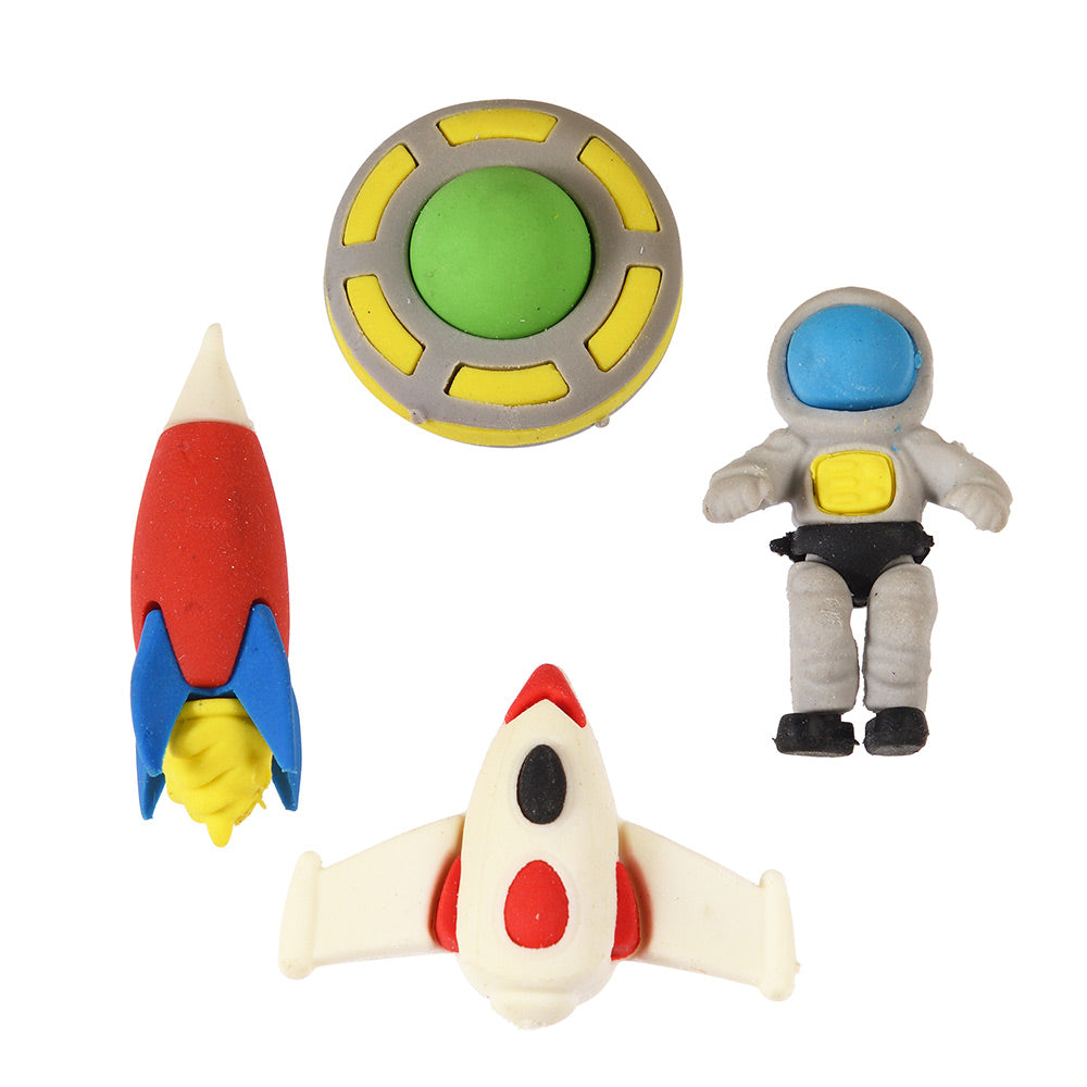 Space Age Erasers X4