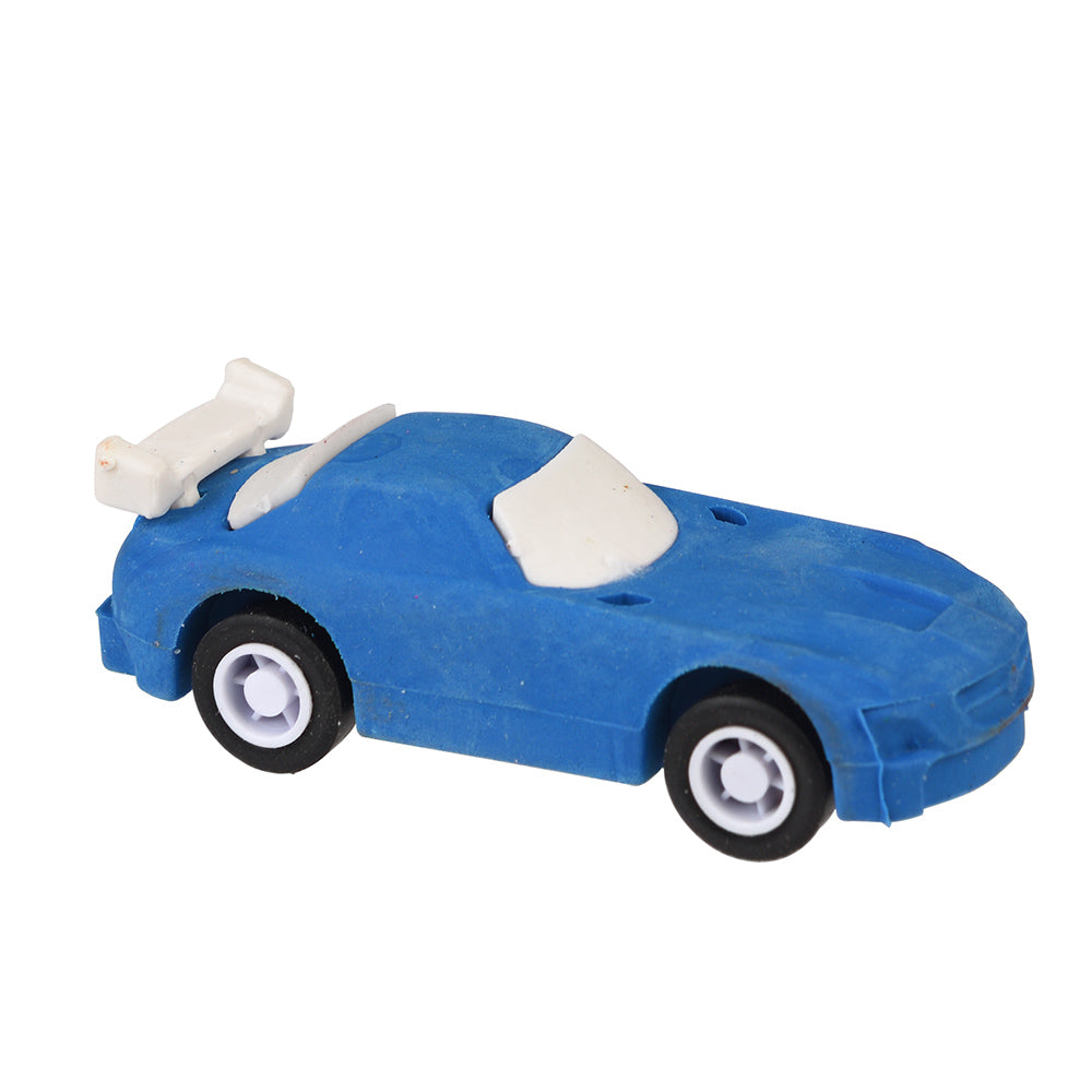 Blue Pull Back Super Car Eraser