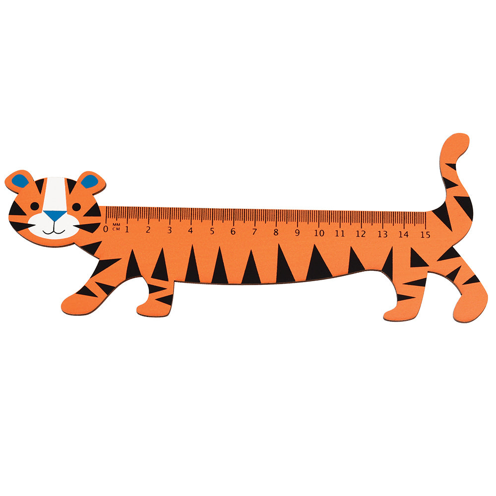 Tiger Wooden Ruler