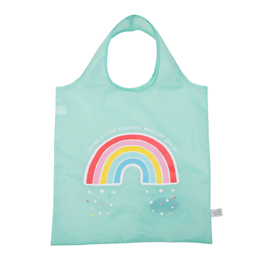 Click to view product details and reviews for Chasing Rainbows Foldable Shopping Bag.