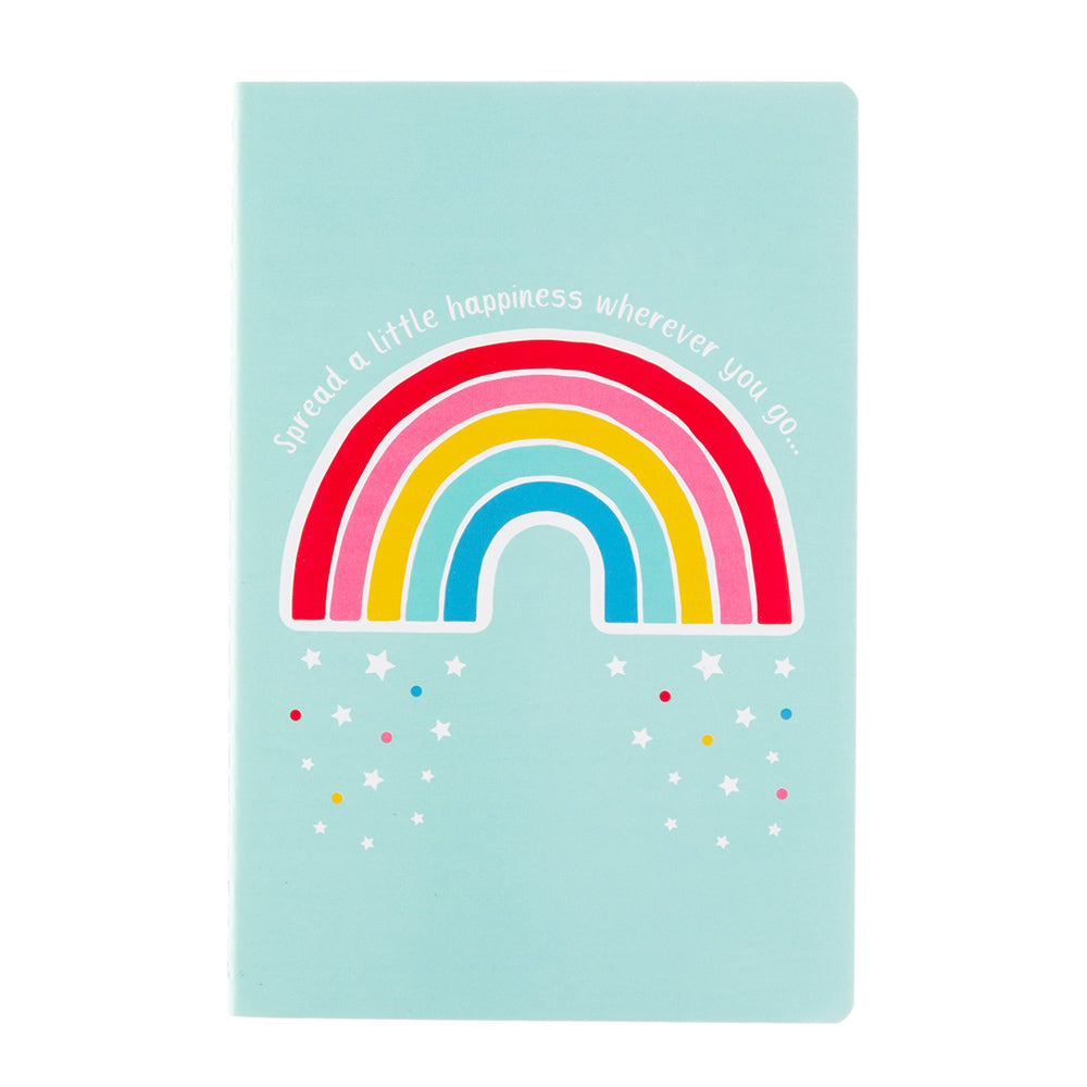 Chasing Rainbows Spread Happiness A5 Notebook