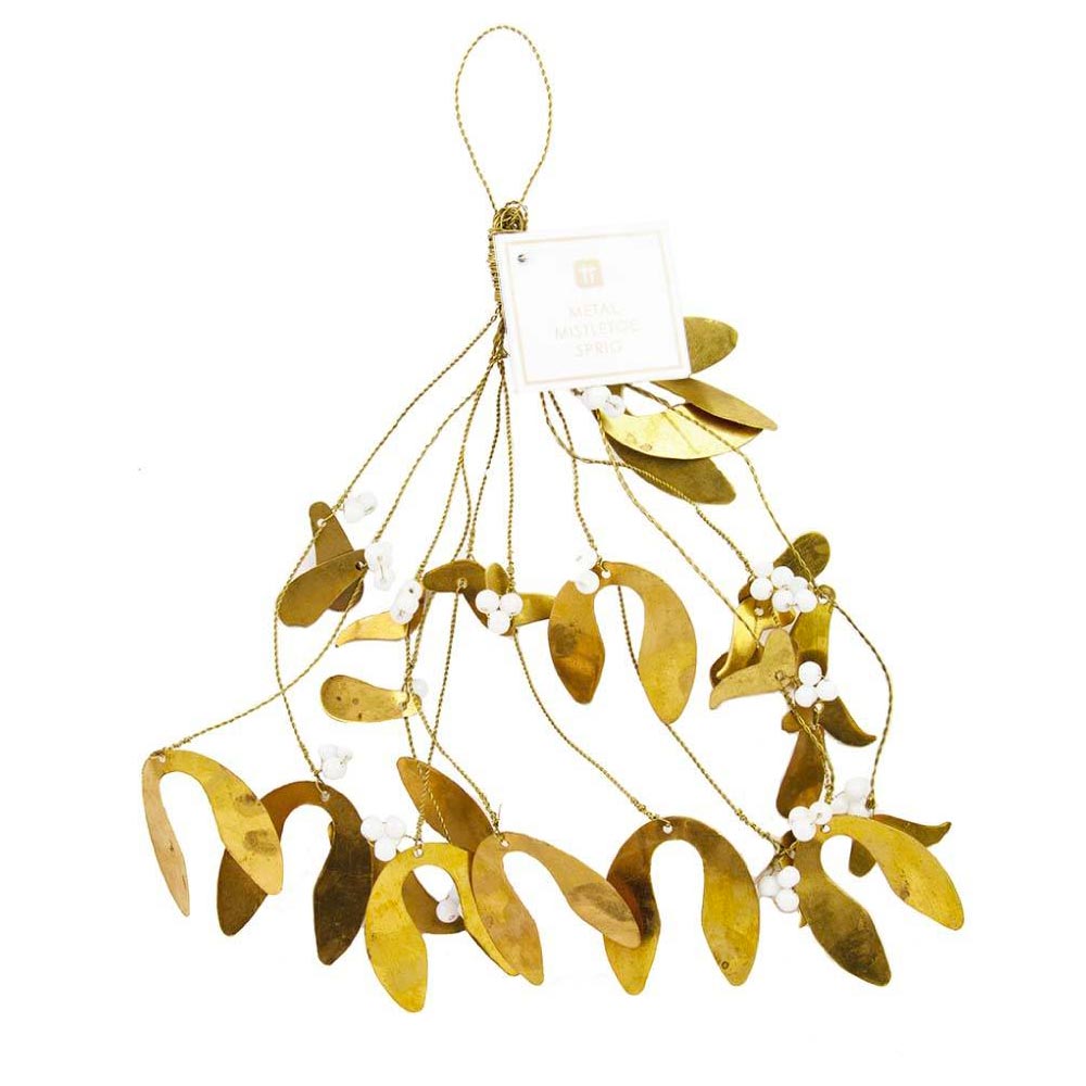 Click to view product details and reviews for Metal Mistletoe Sprig.