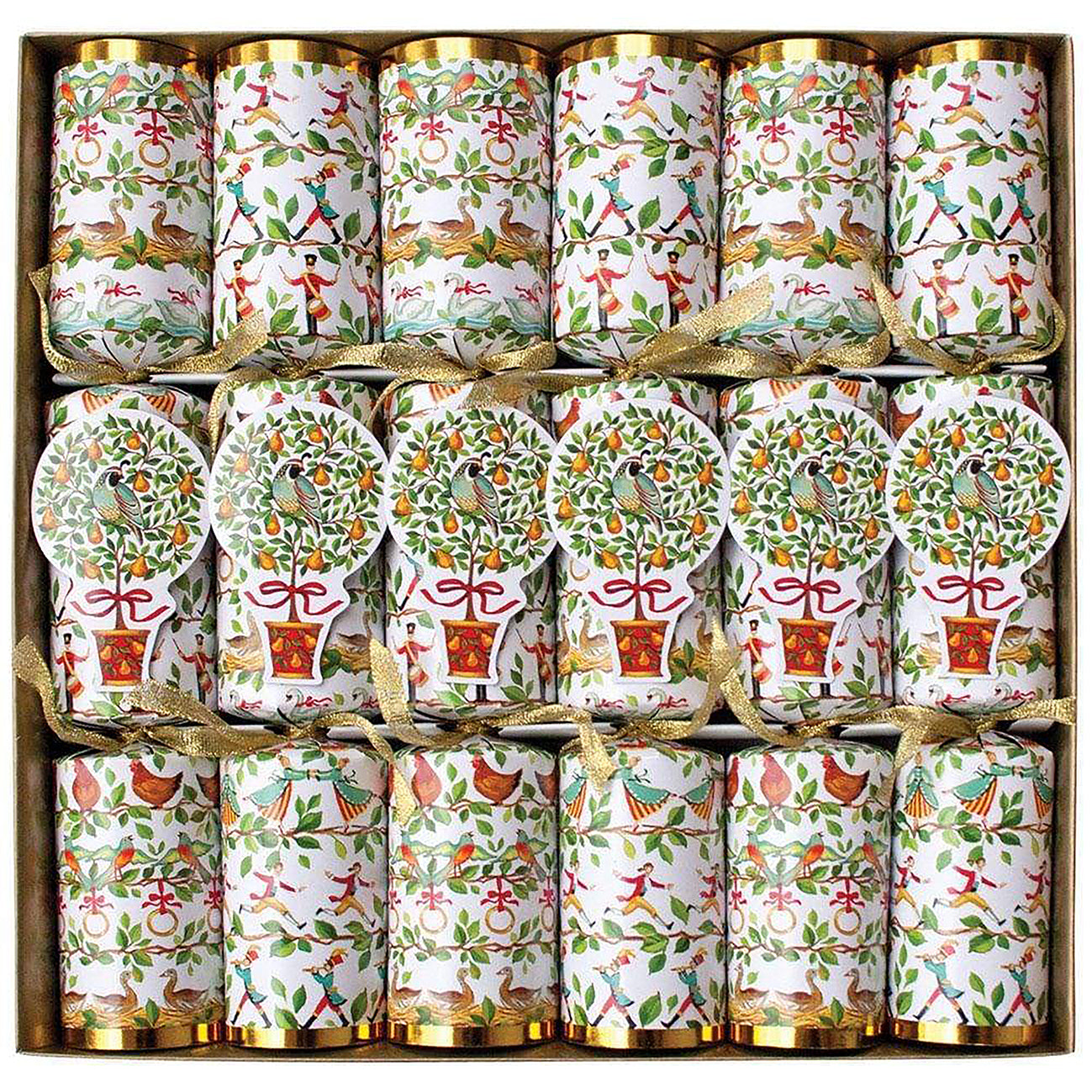 Click to view product details and reviews for Twelve Days Of Christmas Celebration Crackers X6.