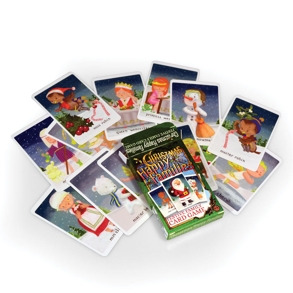 Christmas Happy Families Card Game