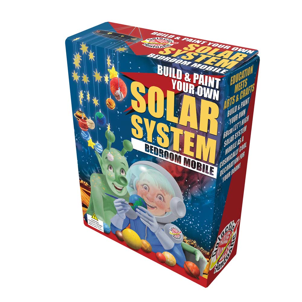 Build Paint Solar System Mobile