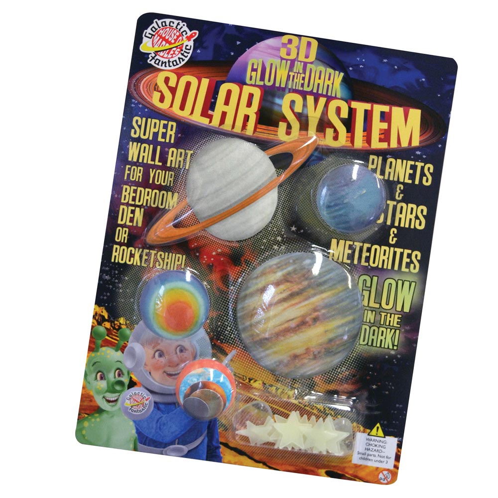 Click to view product details and reviews for 3d Glow In The Dark Solar System Wall Art.