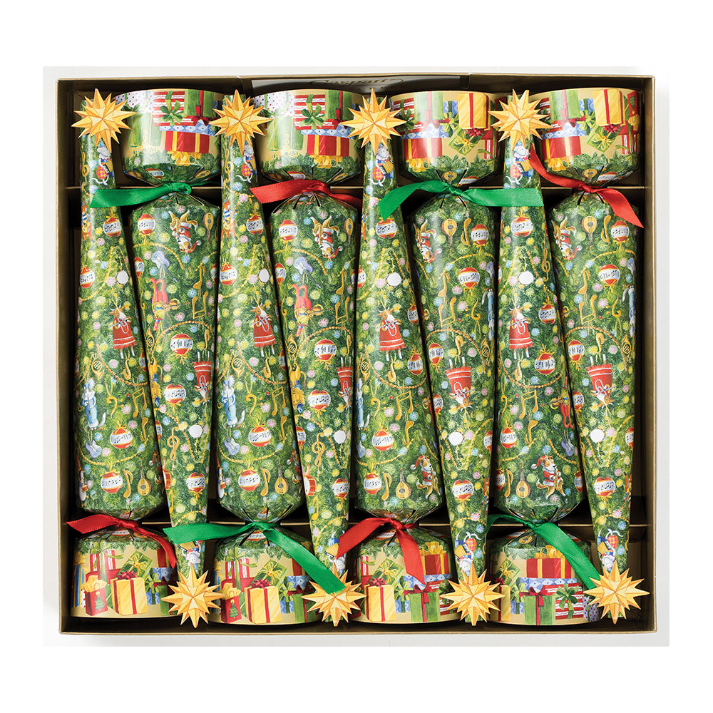 Click to view product details and reviews for Music Jamboree Cone Shaped Celebration Christmas Crackers X8.