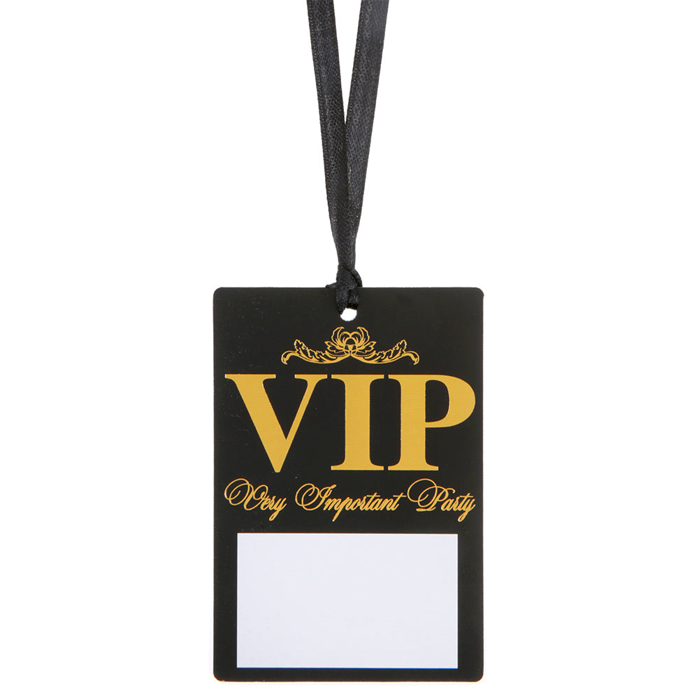 Vip Party Crowned Name Holder On Ribbon X10