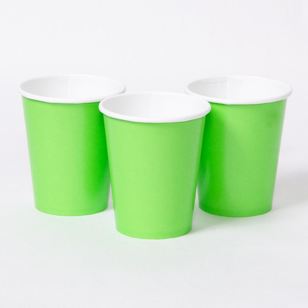 Click to view product details and reviews for Paper Party Cups Green X8.