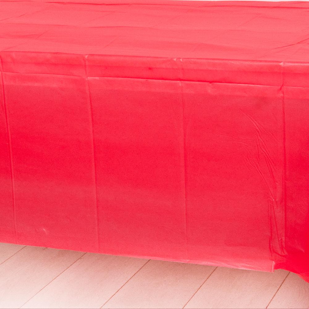 Paper Party Table Cover Red