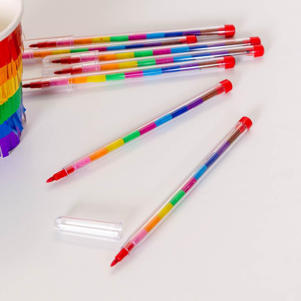 Rainbow Pencils X6