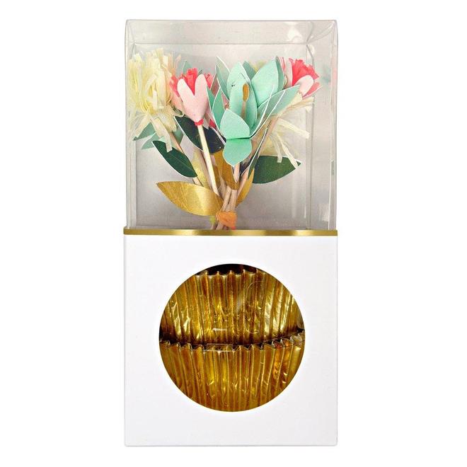 Click to view product details and reviews for Flower Bouquet Cupcake Kit.