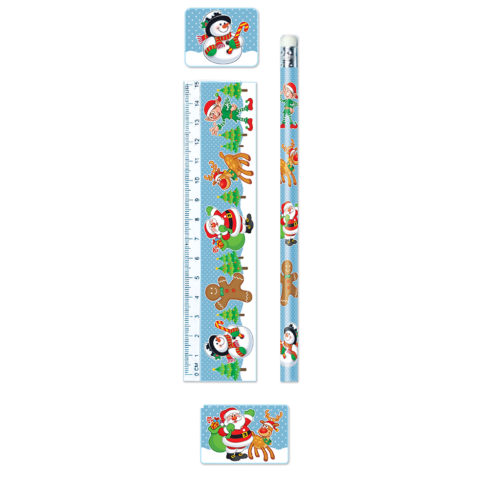Click to view product details and reviews for Christmas Stationery Set 4pcs.