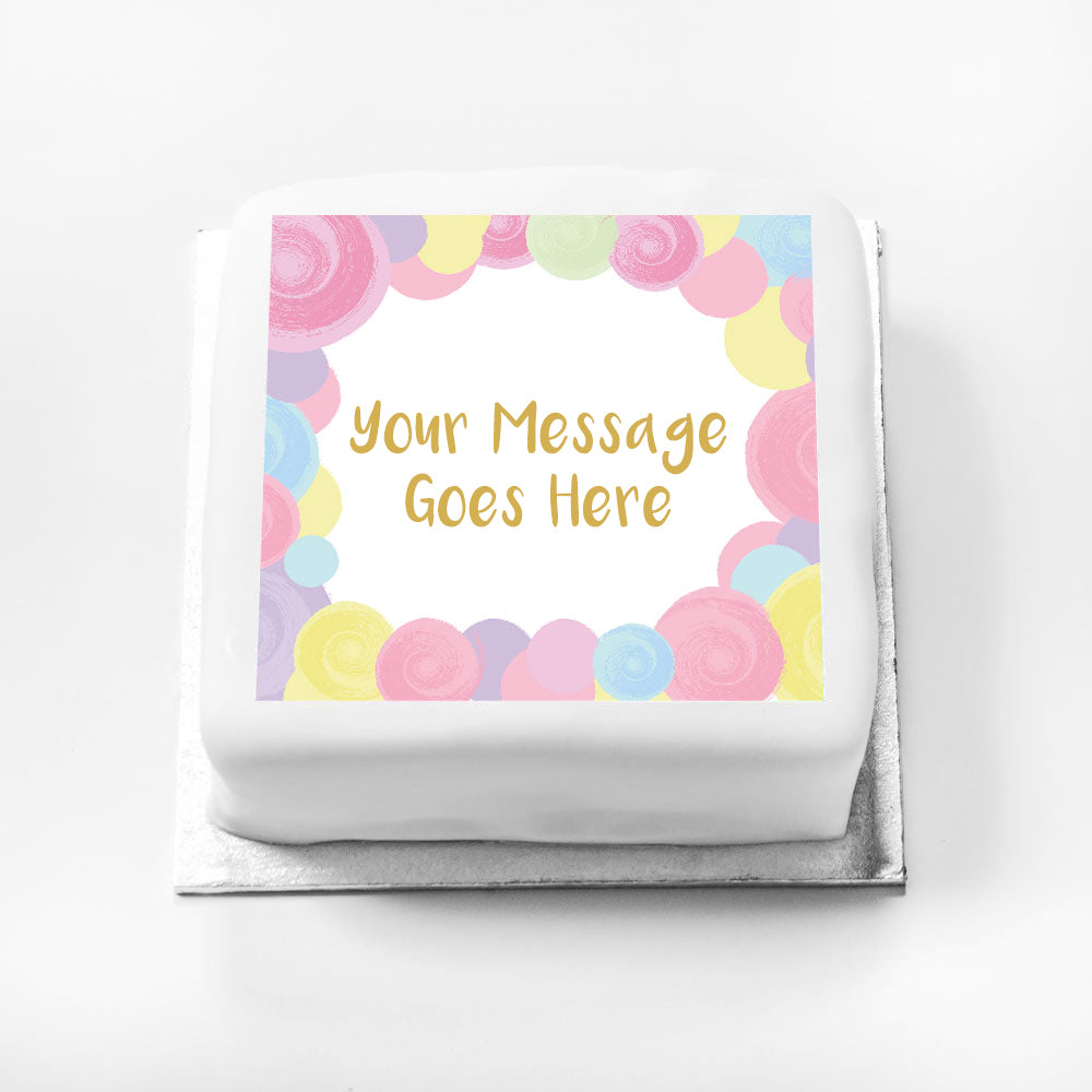 Click to view product details and reviews for Personalised Message Gift Cake – Mix It Up.