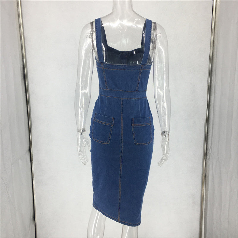 casual denim dress