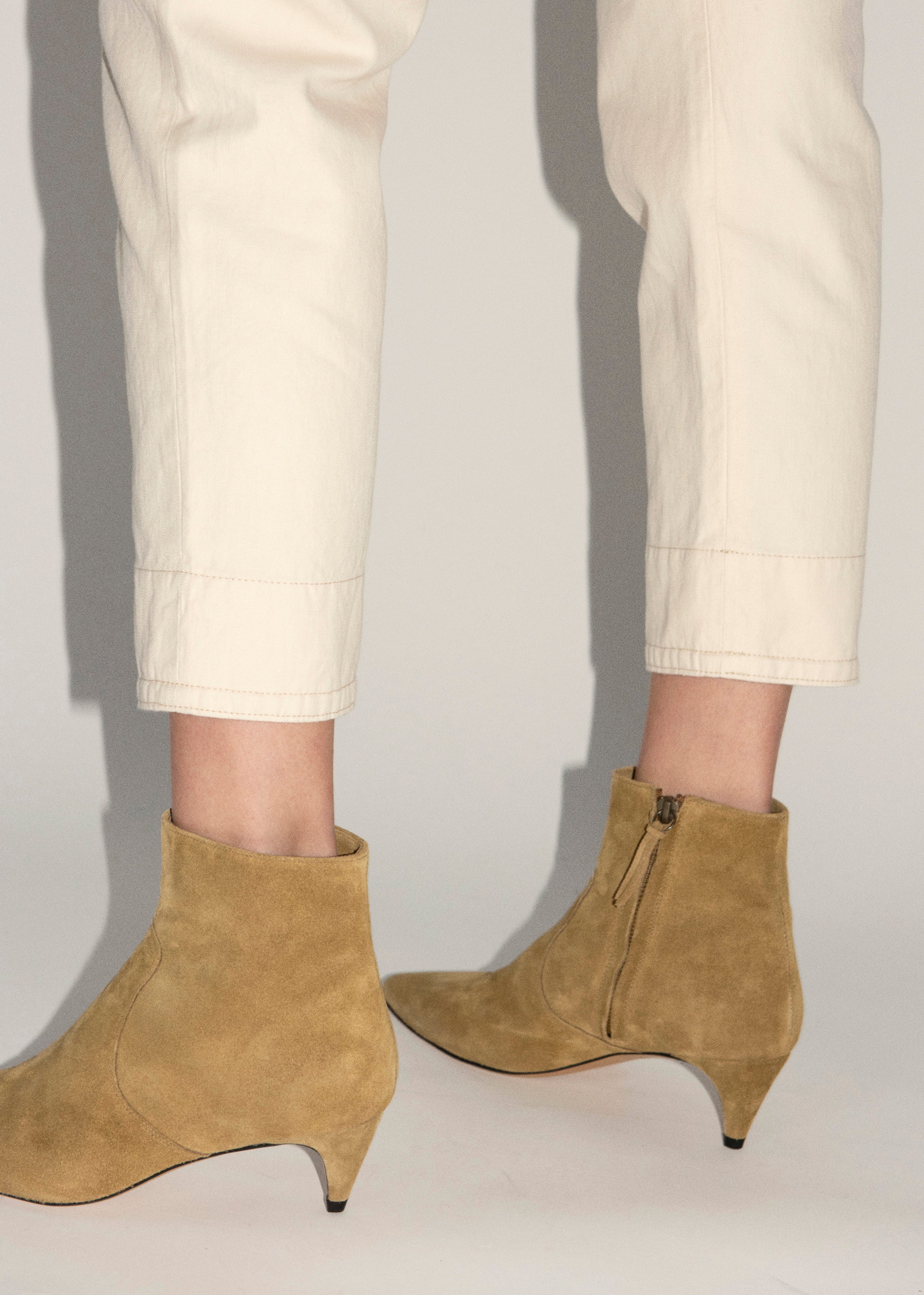 isabel marant boots beige