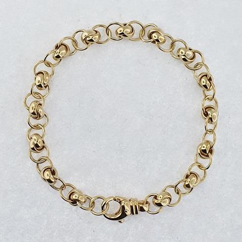 9ct Gold Round Belcher Bracelet – The Goldsmiths Gallery Limited