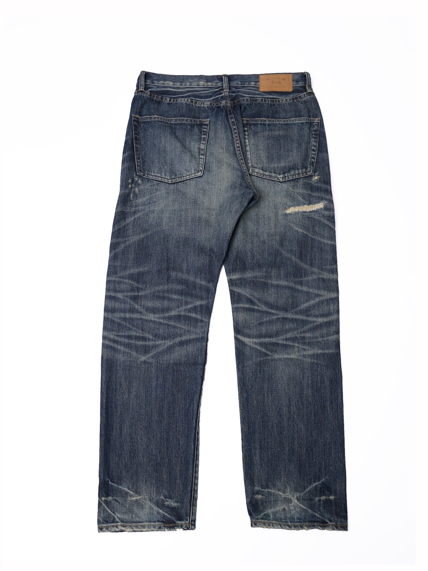 訂製】C02 14oz. Dirty Damaged Slim Cut Jeans – Full House Denim