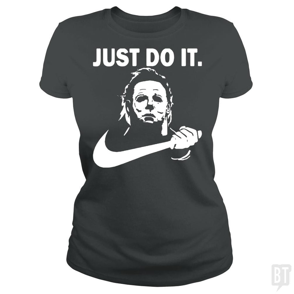 michael myers just do it shirt