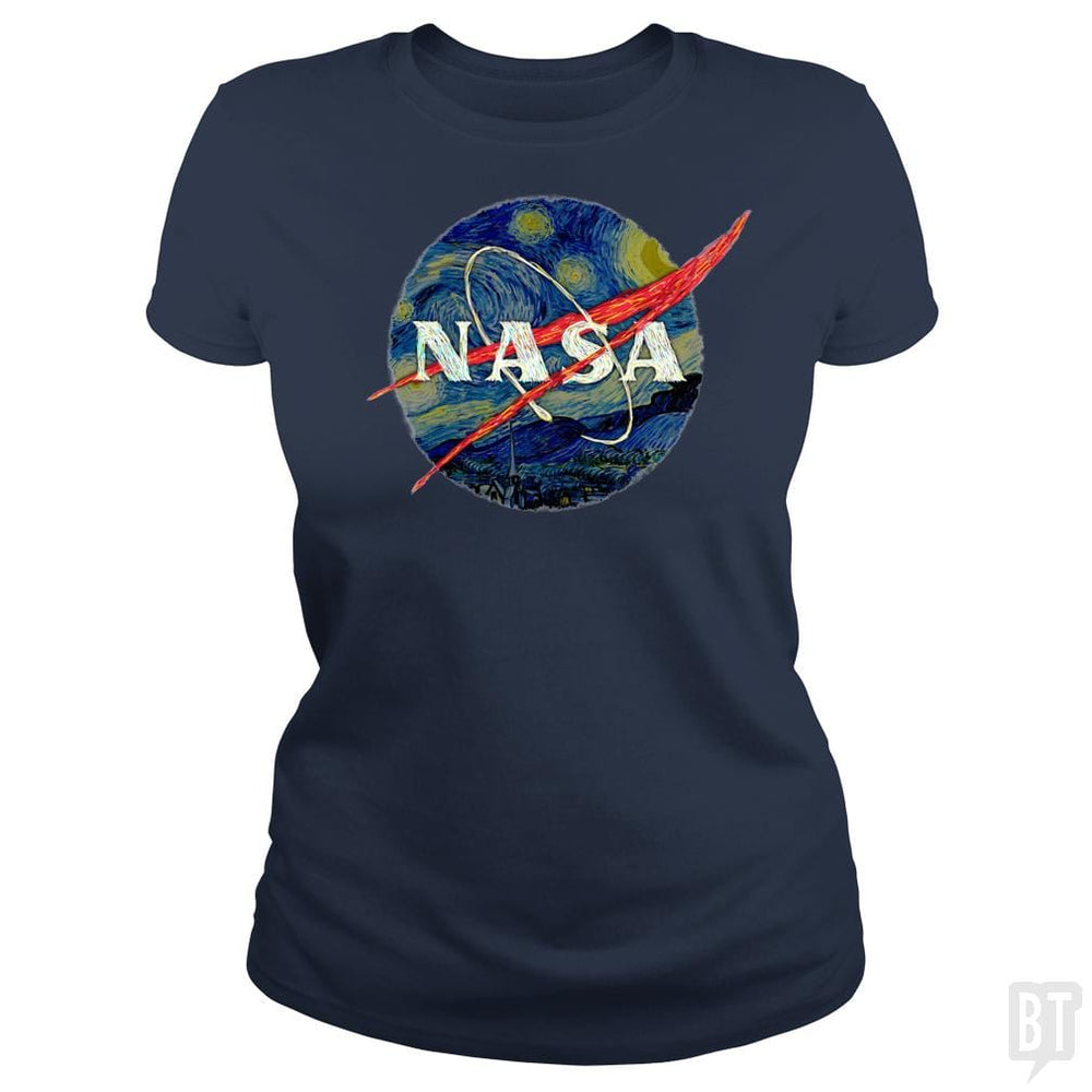 nasa starry night shirt