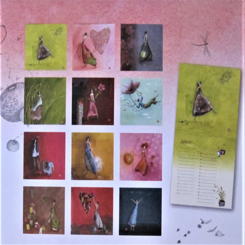 Gaelle Boissonnard Cards 21 Calendars Dreamy Beautiful And Fren South Hollow Gallery Leapenhi Paper