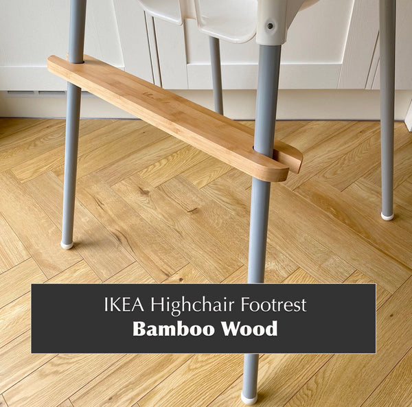 IKEA High Chair Foot Rest - Bamboo Wood