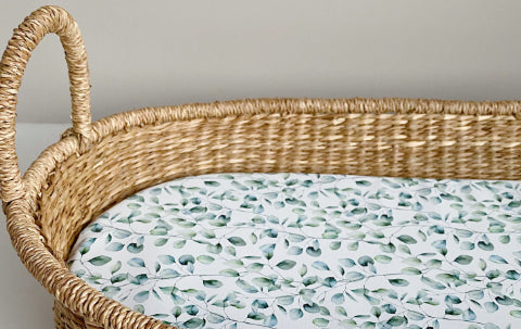 eucalyptus basket changing mat 