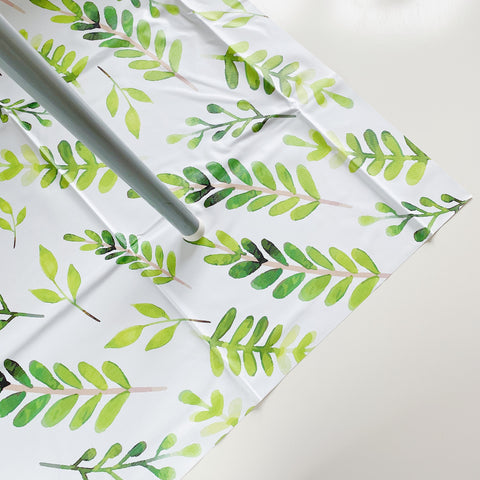 large tropical leaf splash mat for under the highchair UK 