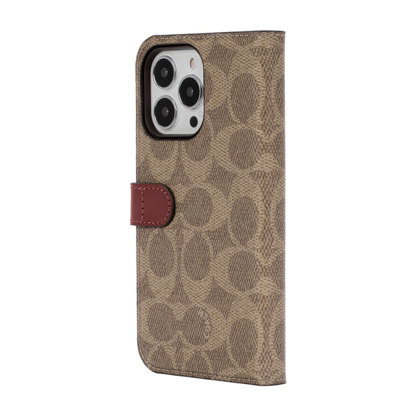 Top 40+ imagen coach folio phone case