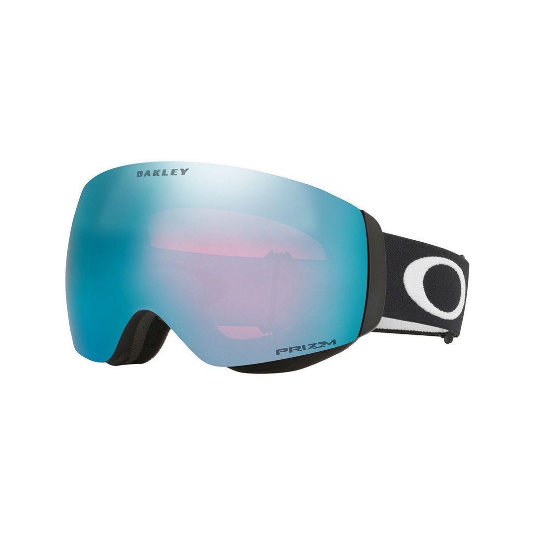 Oakley Flight Deck M Goggle Matte Black with Prizm Sapphire Iridium Le |  Ski Barn