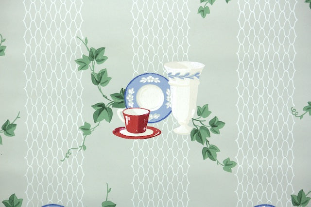 1940s Kitchen Vintage Wallpaper – Hannah’s Treasures Vintage Wallpaper