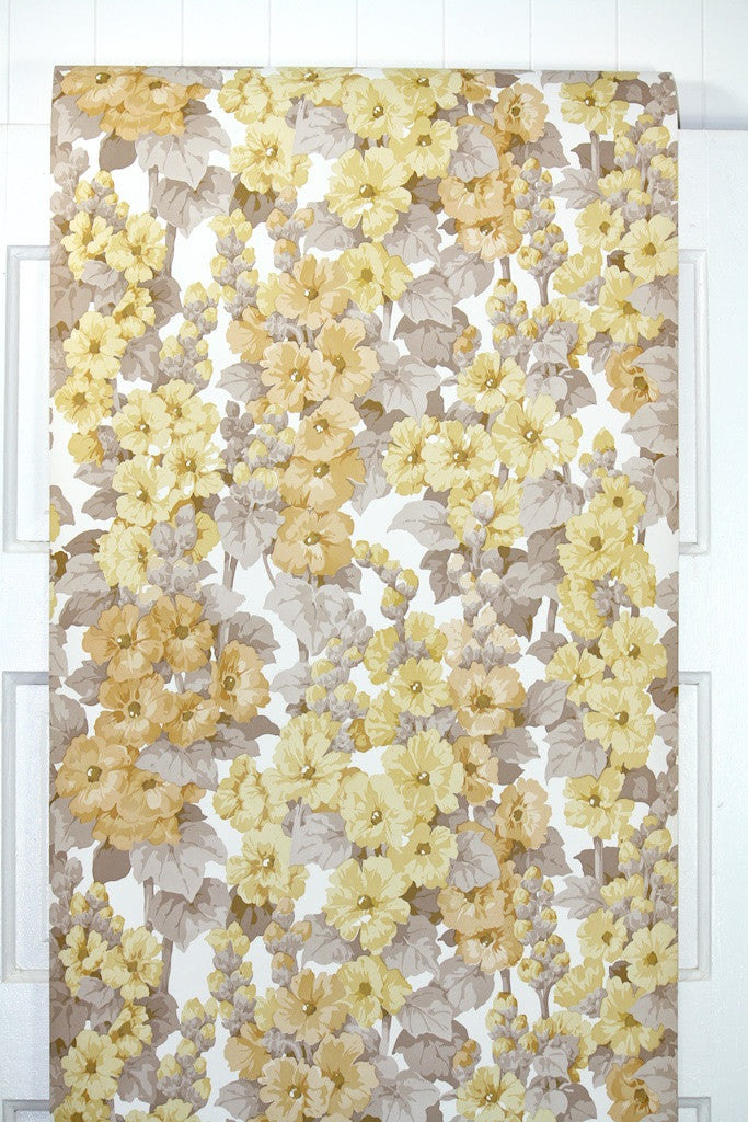 1970s Floral Vintage Wallpaper – Hannah's Treasures Vintage Wallpaper