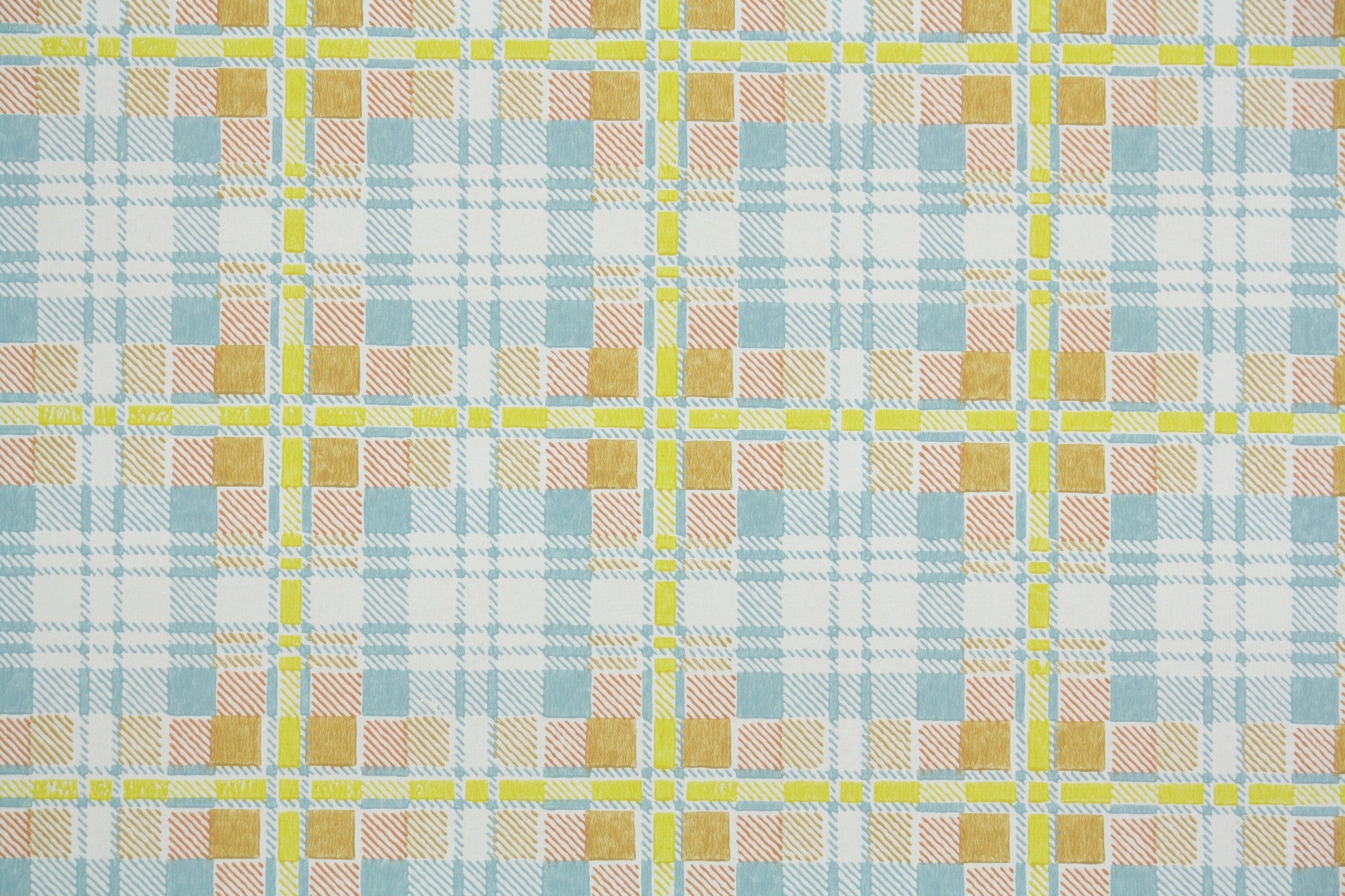 1960s Plaid Vintage Wallpaper – Hannah’s Treasures Vintage Wallpaper