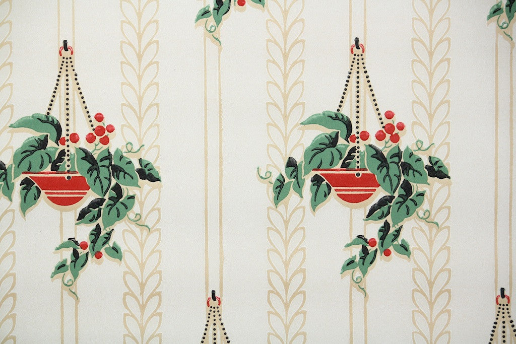 1940s Kitchen Vintage Wallpaper – Hannah’s Treasures Vintage Wallpaper