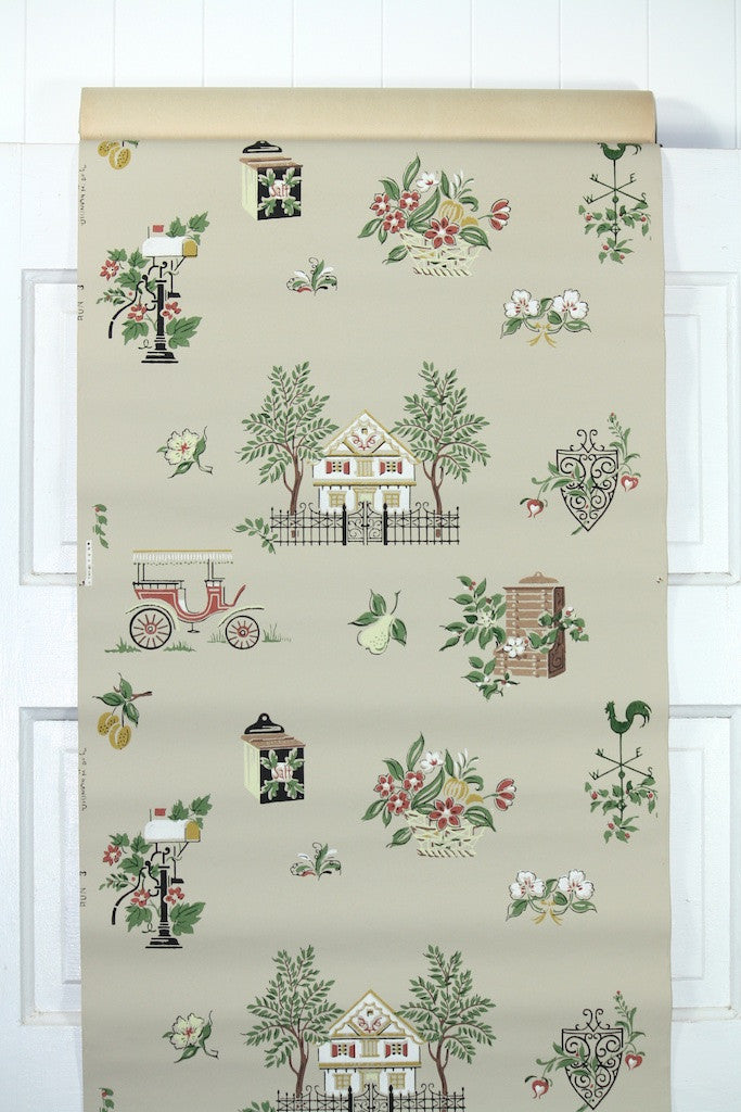 1950s Kitchen Vintage Wallpaper – Hannah's Treasures Vintage Wallpaper
