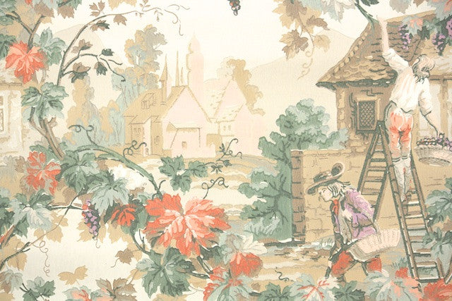 Vintage Scenic Wallpaper