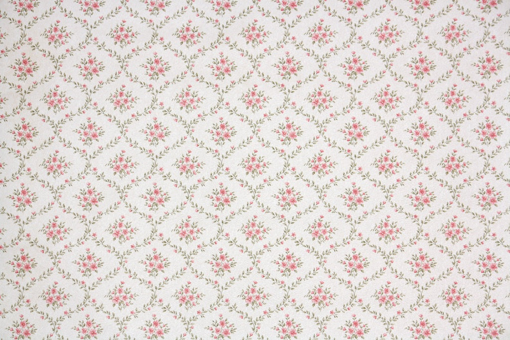 1980s Floral Vintage Wallpaper – Hannah’s Treasures Vintage Wallpaper