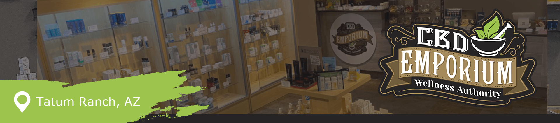 Inside our CBD Store in Phoenix