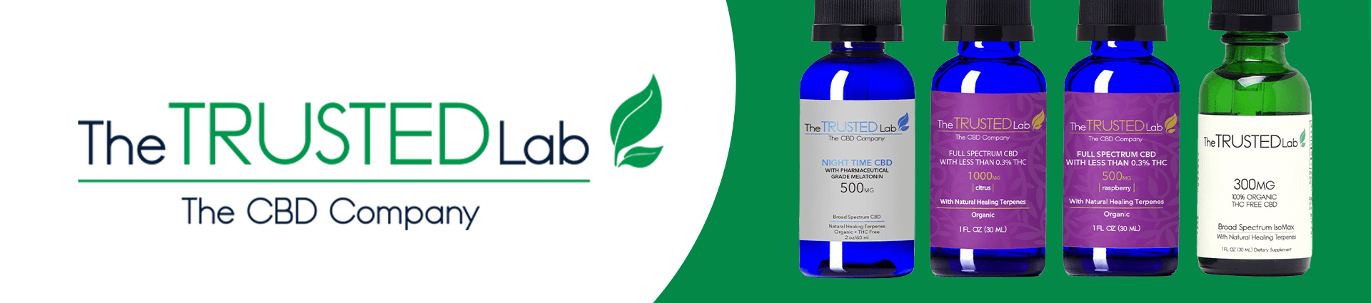 The Trusted Lab CBD Tinctures