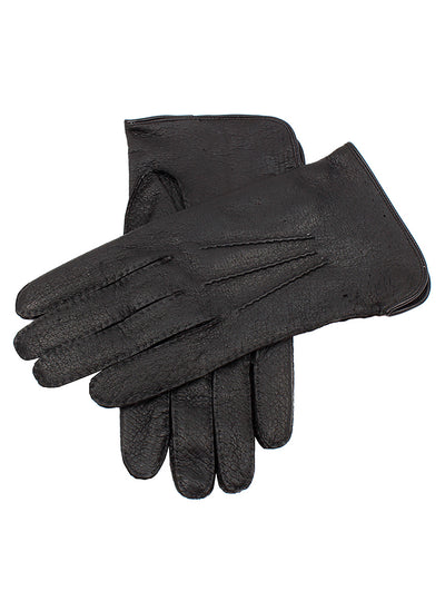 Peccary leather men driving gloves model Sherbourne - Laimböck